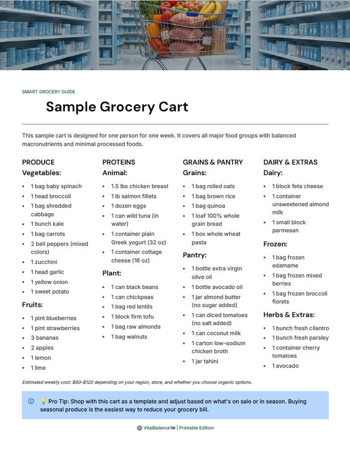 VitalBalance™ Practical Toolkit — interior page 1